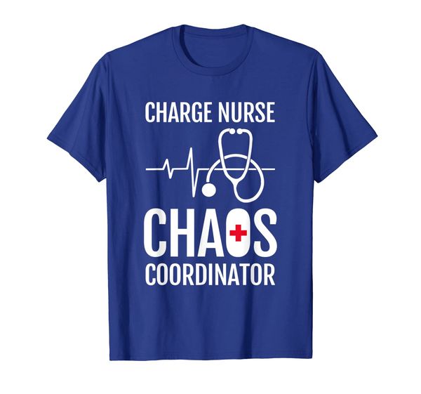 

charge nurse coordiantor funny rn nurse t-shirt gift, White;black