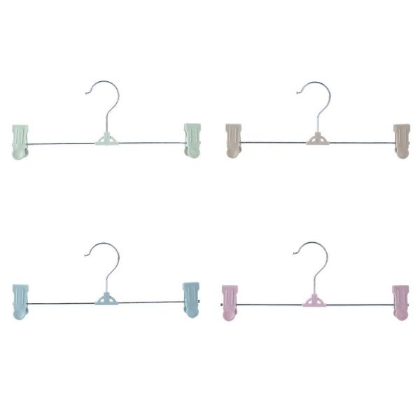 

hangers & racks hanger with clip ice cream color plastic pants rack reinforcement non-slip