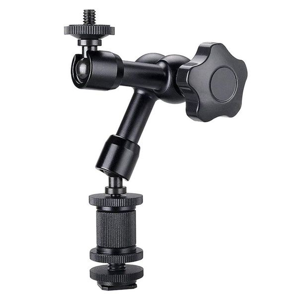 

7inch magic arm, with shoe mount 1/4inch tripod screw for dslr camera rig/lcd/dv monitor/led lights