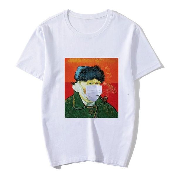 

mona lisa t shirt women spoof personality fashion tshirt casual harajuku aesthetics short sleeve white female t-shirt