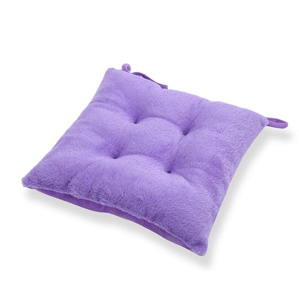

cushion/decorative pillow solid color plush home decoration soft sofa washable student throw cushion pad style winter