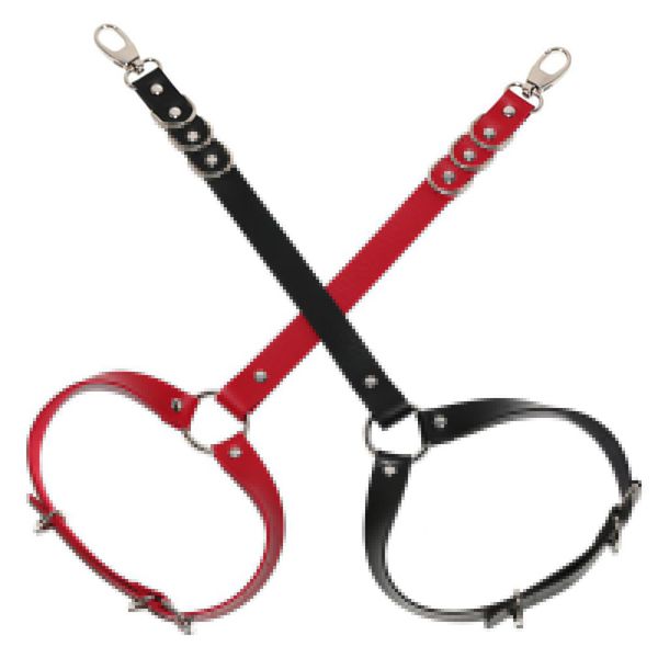 

women been harna's cooked dij holster garters call harajuku adjustable gothic rings belt for rave outfits, Black;white