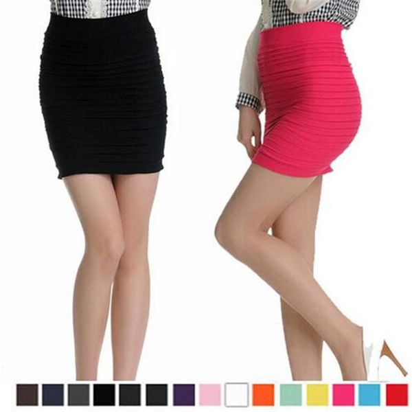 

skirts 2021 fashion high waist short women's party slim tight skirt ladies  above knee mini pencil, Black