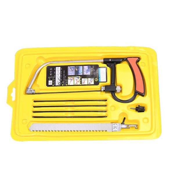 

hand tools 8 in 1 saw multi-purpose manual diy hacksaw metal wood glass kit woodworking processing model hobby tool