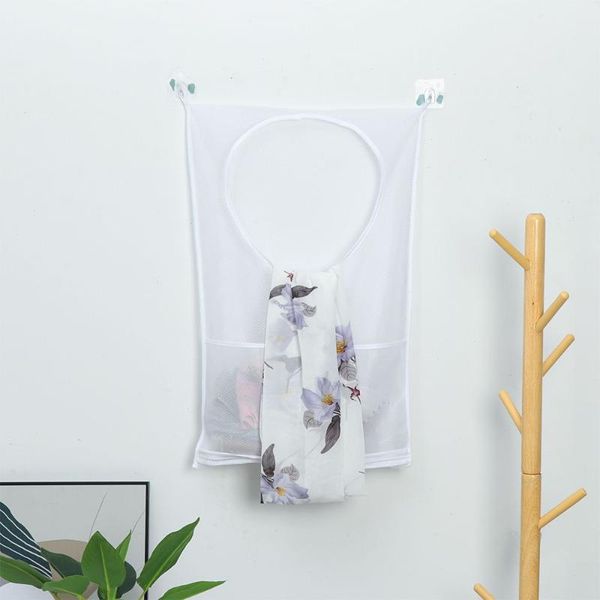

laundry bags door hanging hamper bag with 2 hooks