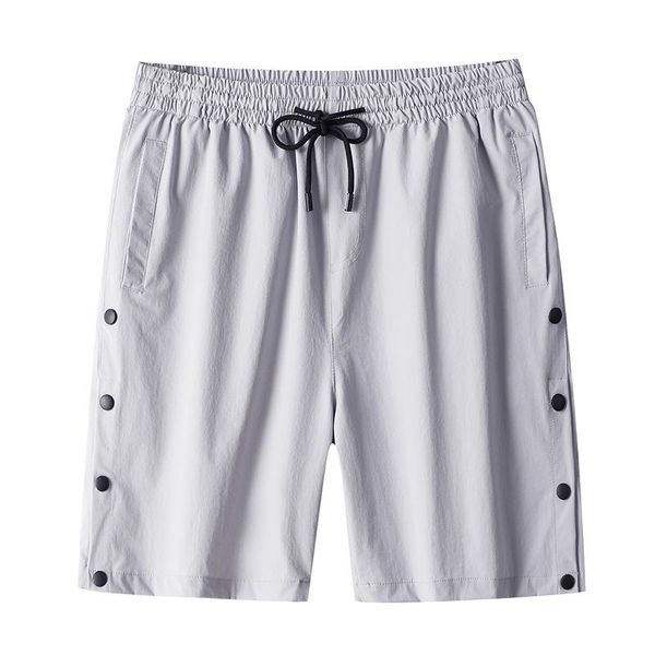 

men's shorts summer casual for men button mens loose beach solid color quick drying joggers short sweatpants clothing, White;black