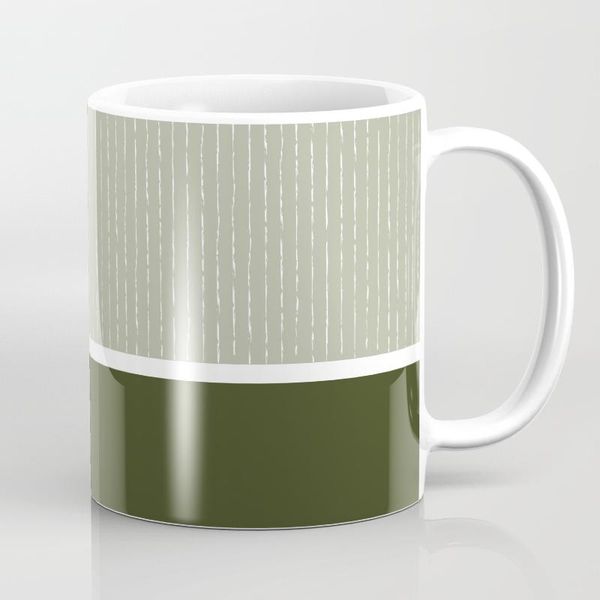 

mugs linen & olive coffee mug