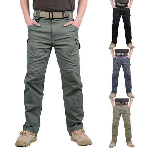 

men's pants outdoor overalls ripsmilitary tactical lightweight casual men, Black