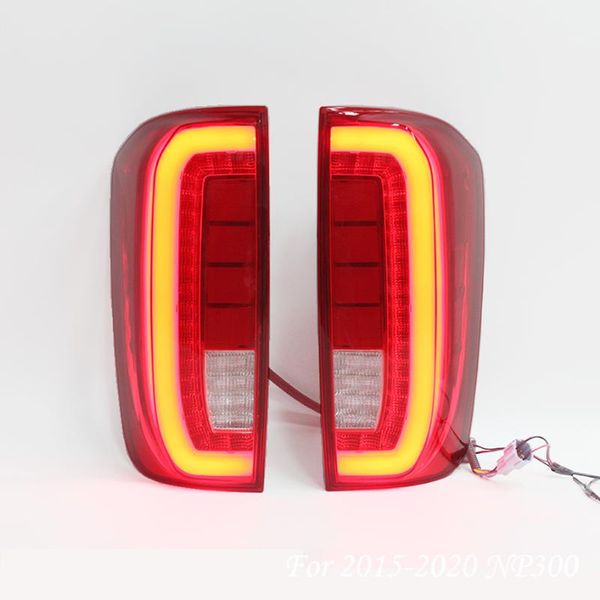 

emergency lights smoked led tail rear lamp case for navara np300 d23 2021-2021 car truck