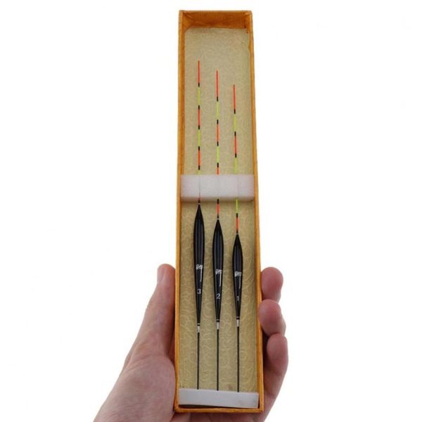 

fishing accessories 3pcs/set float balsa wood carp set bobber buoy professional tackle tool