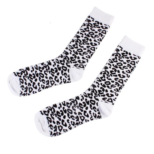

men's socks 1 pair casual leopard fashion non-slip cotton for kids children, Black