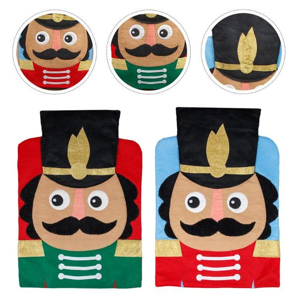 

chair covers 2pcs christmas seat nutcracker
