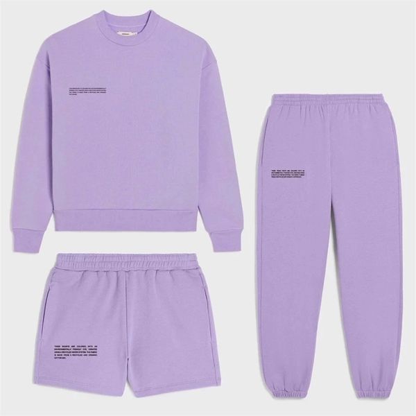 

[livivio] spring fashion outfits for women tracksuit sweatshirt sweatpants and shorts casual sports sweatsuits loose fit female 210803, Black