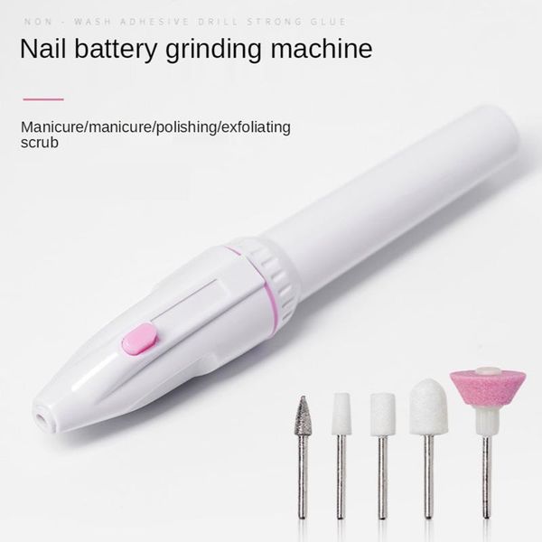 

nail drill & accessories no battery mini portable pen electric manicure polishing machine professional pedicure gel art tool