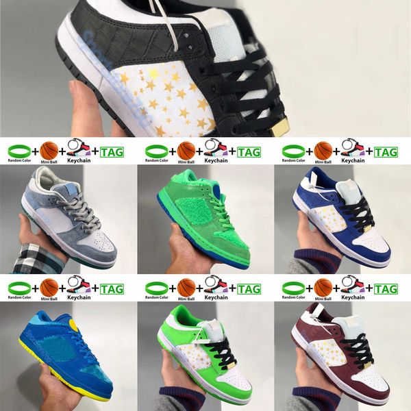 

2021 dunk basketball shoes hyper royal black white mean green barkroot brown blue bear travis scotts multi color sean cliver men women2t6g