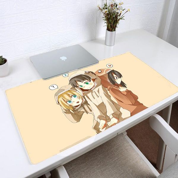 

mouse pads & wrist rests shingeki no kyojin mousepad direct selling painting gaming speed rubber anti slip computer pad big promotion