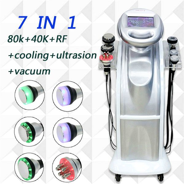 Máquina de cavitação de 80k Corpo Slimming Ultrassonic RF Slim Machine Face elevador Remoção de Remoção de Beleza Equilíbrio