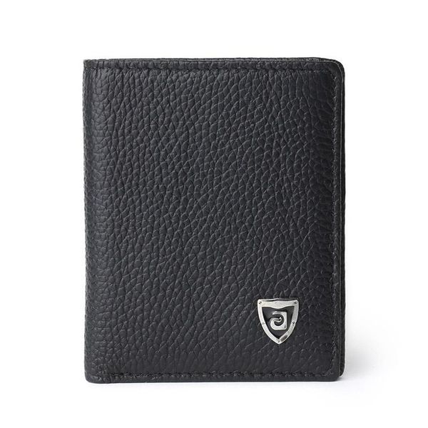 

wallets fashion men small cowhide leather purses ultra-thin wallet mini money cards holder gifts sale-wt, Red;black