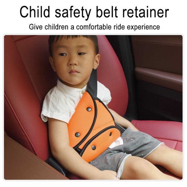 

1pc child seat belt adjustment holder car anti-neck neck baby shoulder cover seat belt positioner child seatbelt for kids safety car
