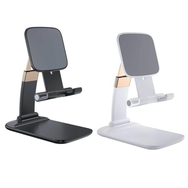 

cell phone mounts & holders z10 tablet stand portable folding stretching desklazy alloy + pc metal holder mobile
