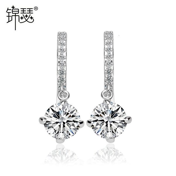 

jewelry charm stud love doughnut aaa zircon earrings for women, Golden