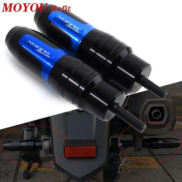 

parts for kymco xciting 400 s400 xcitings400 2021 2 motorcycle cnc frame crash pads exhaust sliders protector