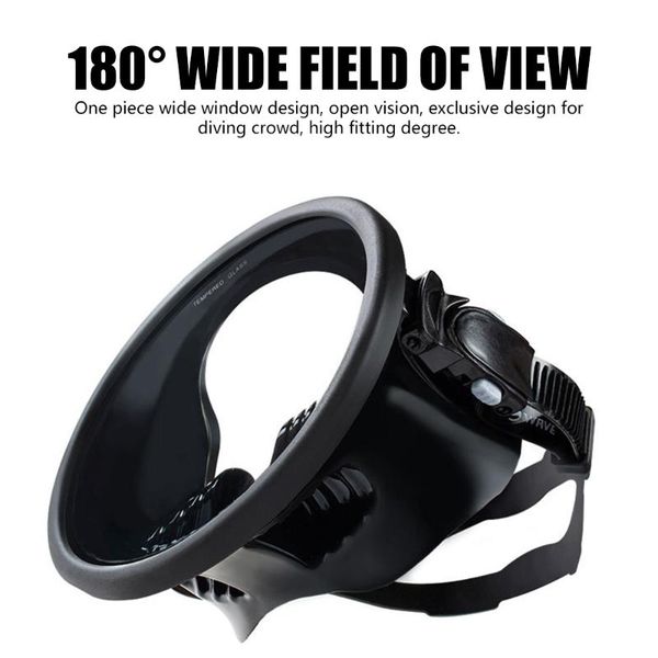 

diving masks 180 Â° wide view scuba mask large frame waterproof and anti-fog lens for better vision snorkeling spearfishing