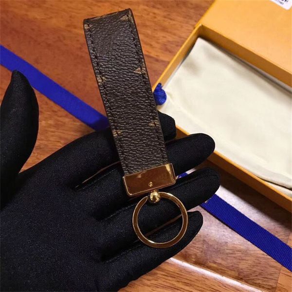 

fashion keychain brand designer lover keychains new classic car key ring letter leather men women key pendant jewelry high quality, Silver