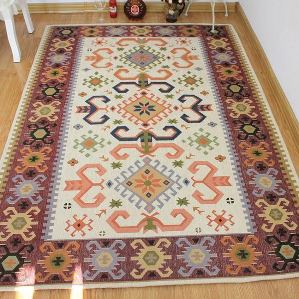 

carpets big size kilim pattern woven area rug , american style living room decorative carpet,vintage floor mat