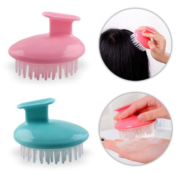 

hair brushes body scalp massage brush comb shampoo washing shower bath spa slimming, Silver
