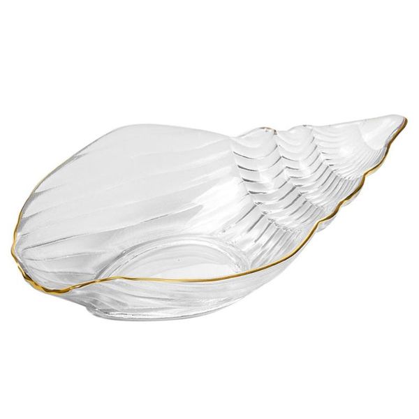 

bowls 1pc glass fruit plate crystal tableware decorative dessert