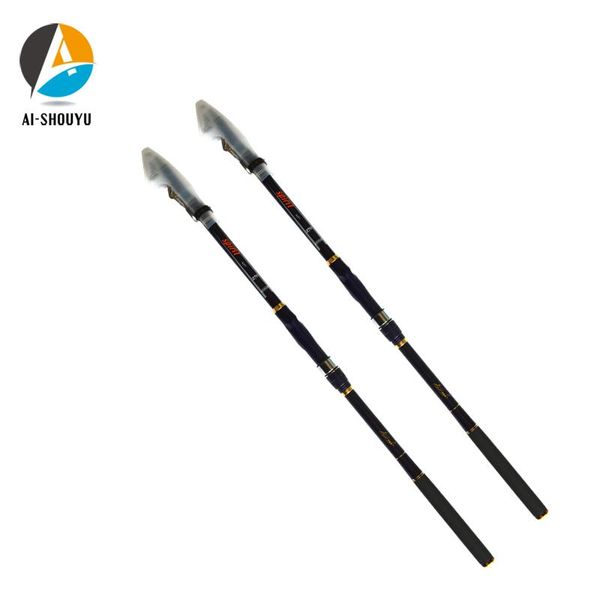 

boat fishing rods ai-shouyu carbon fiber sea pole rod 2.4/2.7/3.0/3.6m pesca