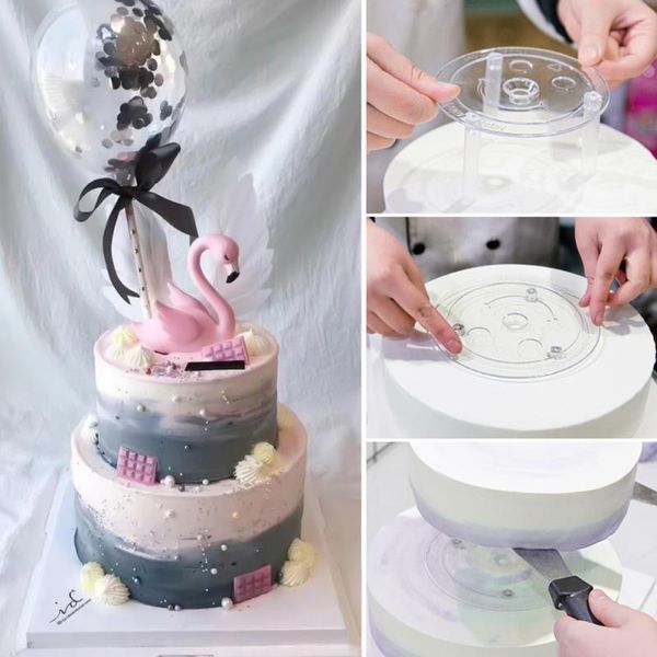 

other bakeware 6/8/10 inch multilayer cake stand mold practical round dessert clapboard piling kitchen diy tool