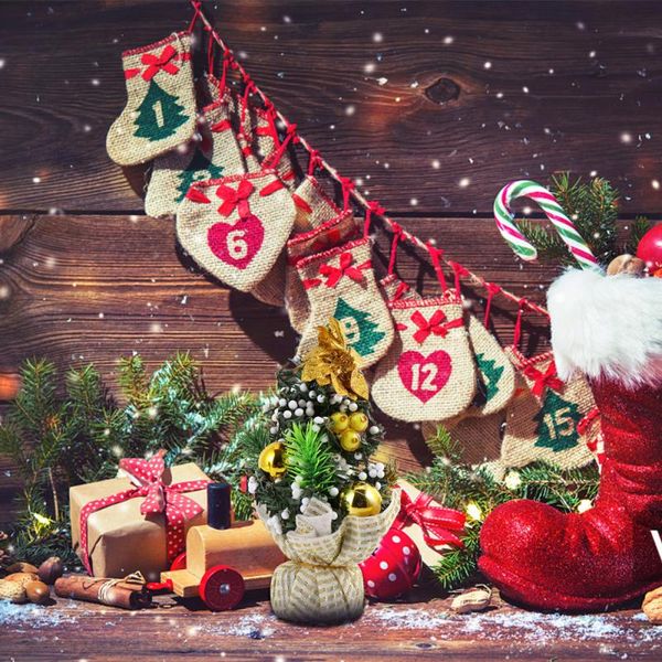 

christmas decorations 2pcs tree decorative mini xmas decor