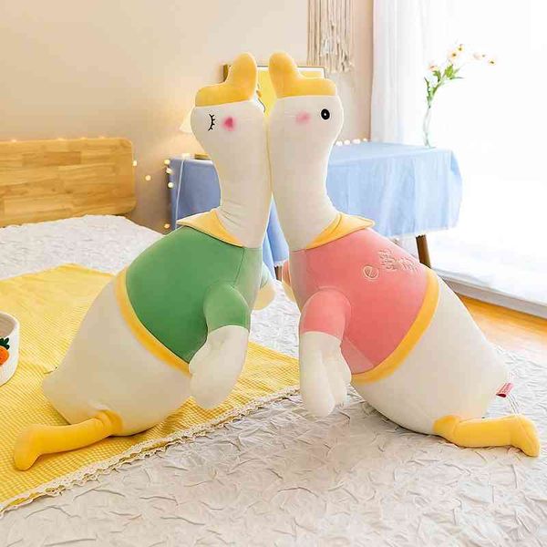 

net red big white the same style comforts lovers with pillow goose plush doll large doll