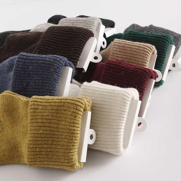 

socks & hosiery cashmere sock casual winter wool blend soft womens xmas gifts lady, Black;white