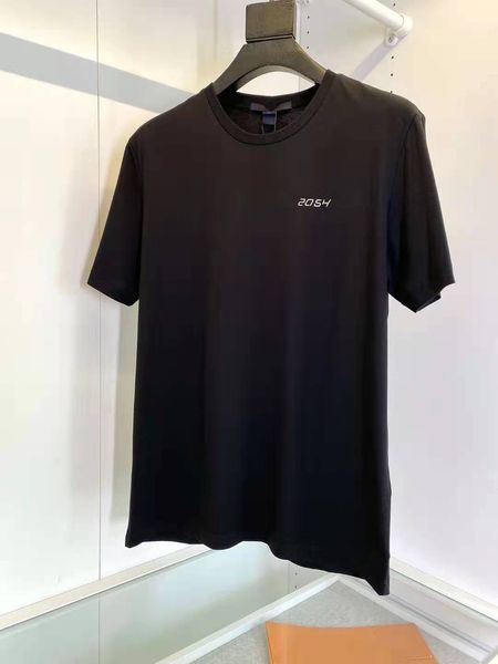 

21ss early spring short sleeve tee men women high street fashion itlay paris t-shirts summer breathable tee zdll0203., White;black