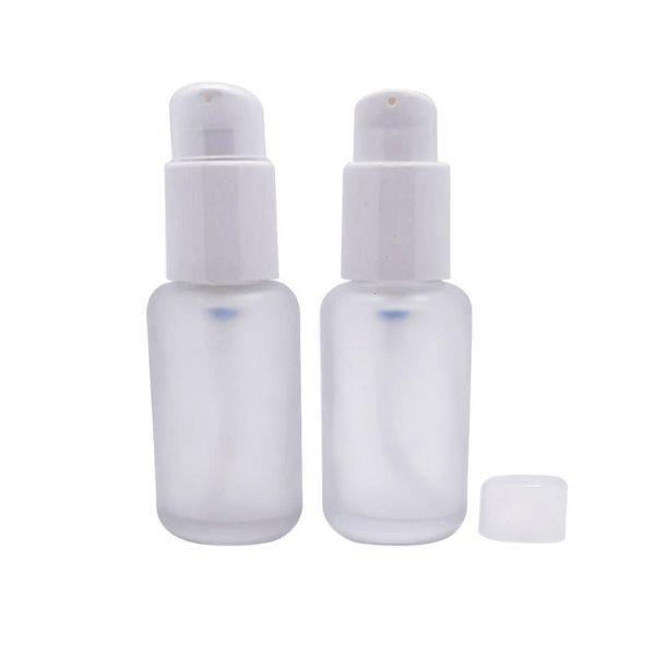 

storage bottles & jars arrival 360pcs/lot wholesale price 50ml frost glass lotion pump bottle cream serum essential oil press container
