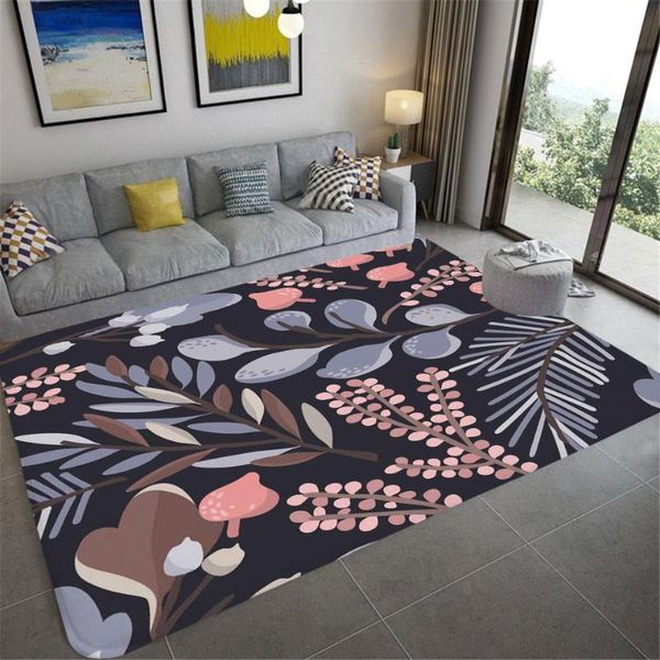 

carpets 2021 living room carpet plant leaves children rug kids decoration large home hallway floor bedroom bedside mats