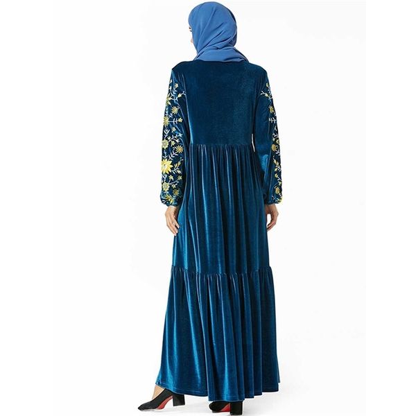 

jilbab velvet abaya dubai turkish hijab muslim dress kaftan islamic clothing abayas for women caftan grote maten dames kleding, Red