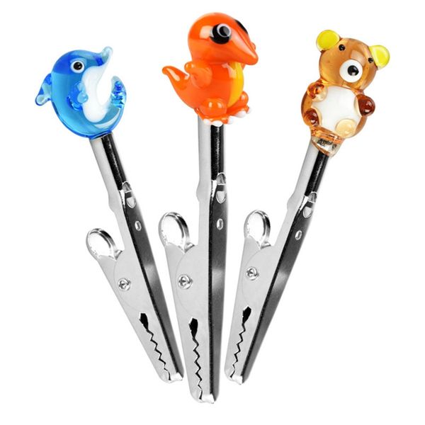 Fruit Animal Estilo Fumar Acessórios CLIP CLIP para pregos longos Grabber Cartão de crédito Roach Clipes Blunt Holder