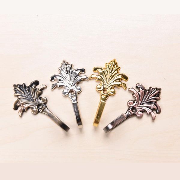 

other home decor 1 pair curtain clips holder accessories leaf wall hook metal european iron