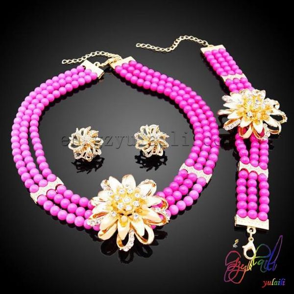 

earrings & necklace joker gold bead jewelry set latest design beads sets for beautiful women, Silver