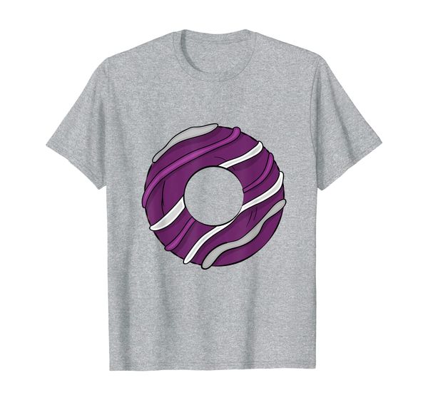 

asexual ace donut symbol t-shirt, White;black