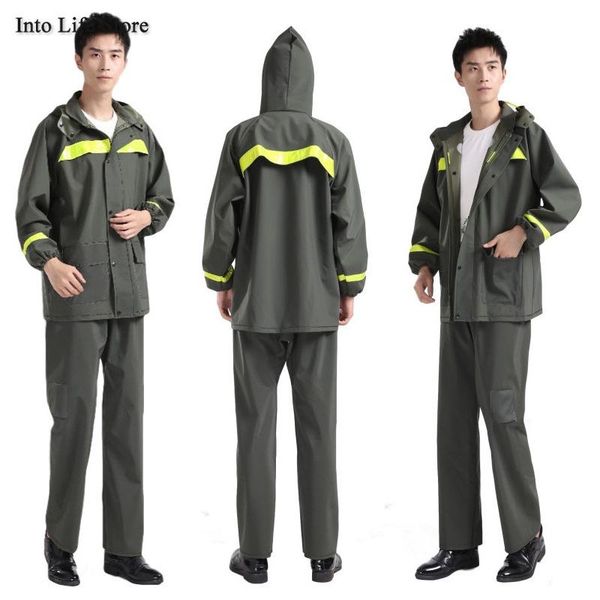 

raincoats rain coat jacket for men raincoat women waterproof pants set suit thickened motorcycle poncho camping gift ideas