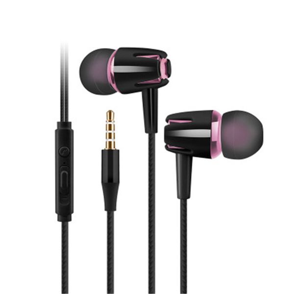 

3,5mm wired headphones with subwoofer earbuds adjustable volume headphones music sport gaming headset with mic for xiaomi iphone wholesale