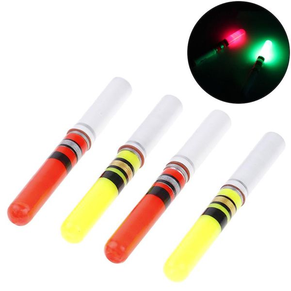 

fishing accessories 2pcs float light stick green / red without battery led luminous for dark water night tackle