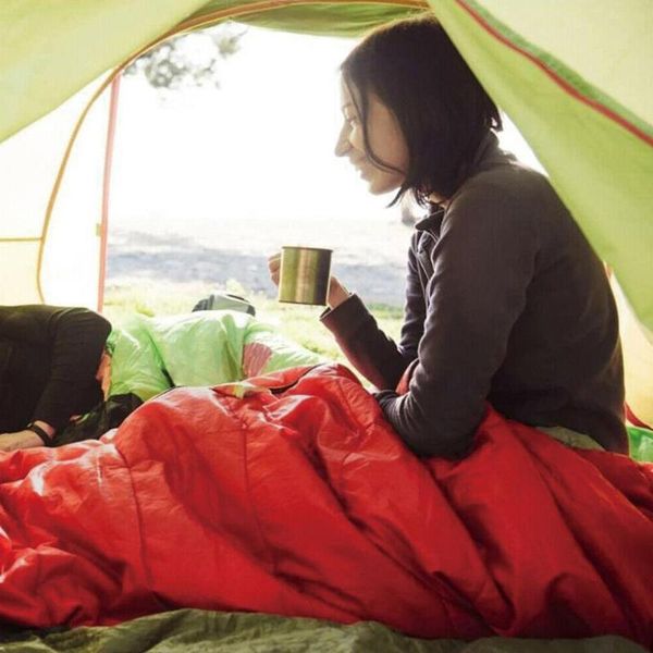 

sleeping bags outdoor waterproof bag with hood leisure camping pure cotton