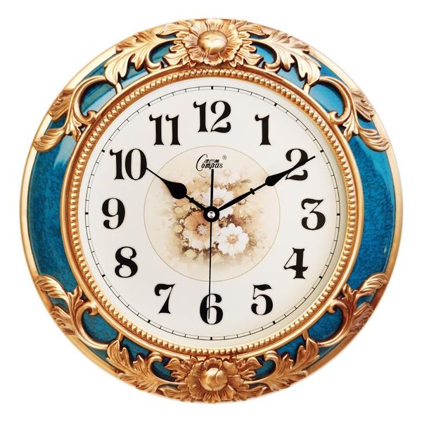 

wall clocks fashion round clock vintage retro antique simple mute creative bedroom zegar scienny dining room decor