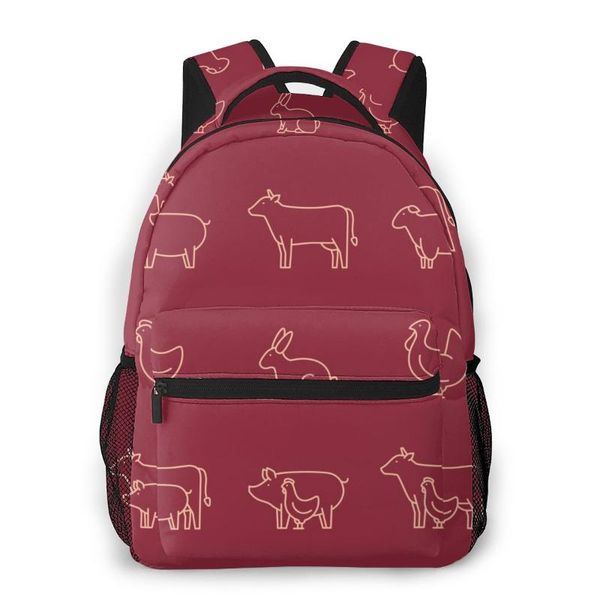 

backpack travel pack farm animal sports bag outdoor climbing